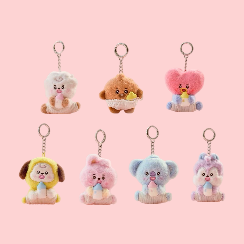BT21 Plush toy keychain