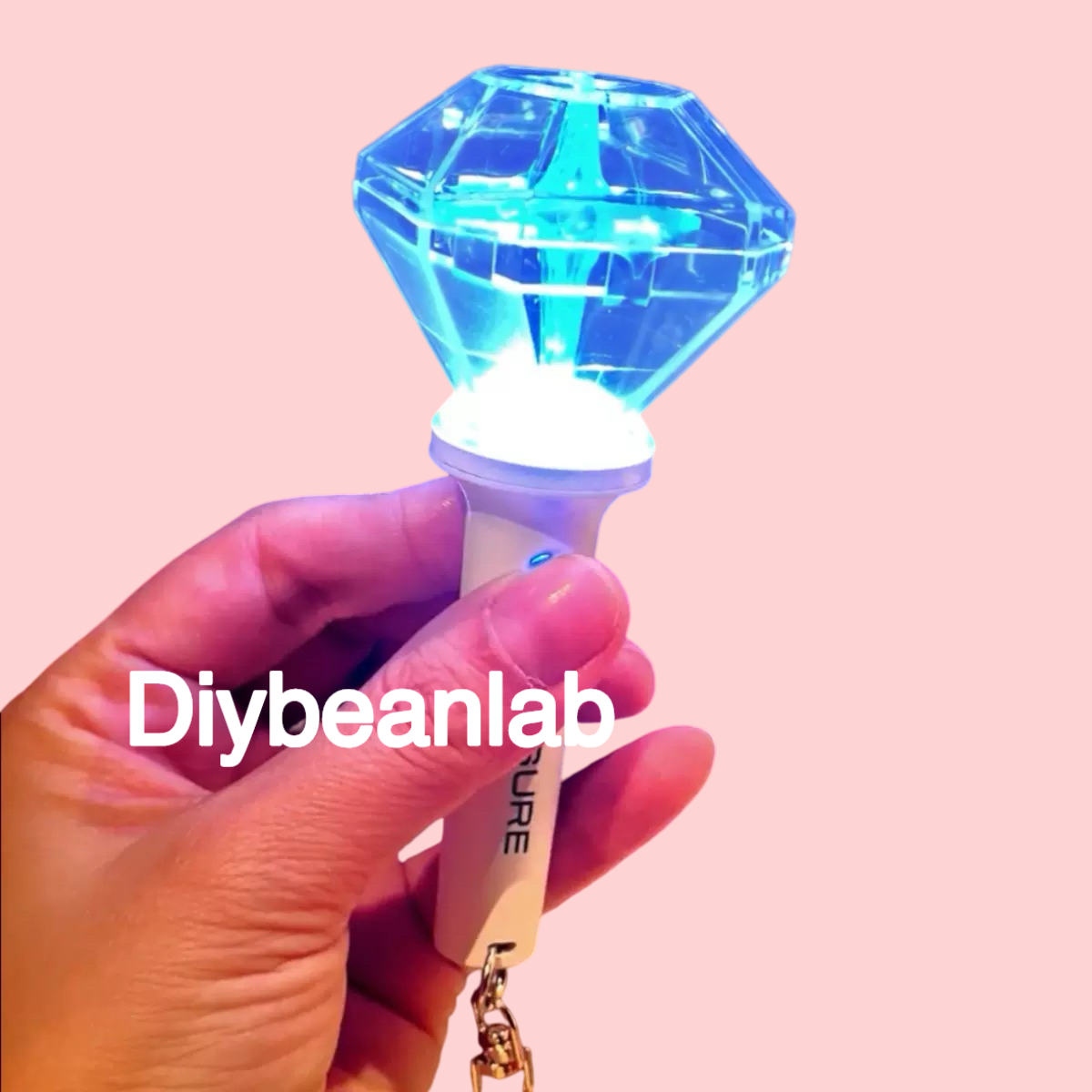 Mini cheer stick keychain