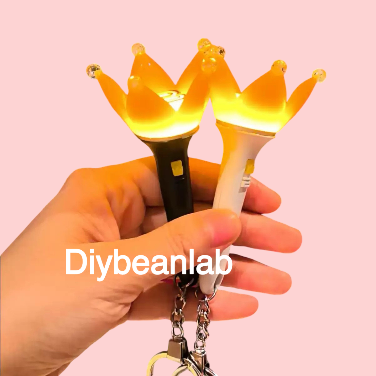 Mini cheer stick keychain