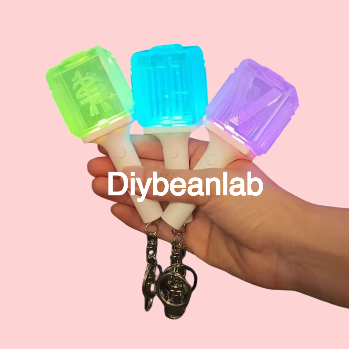 Mini cheer stick keychain