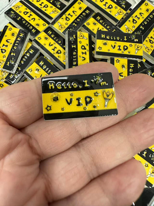 K‑pop Fan Nameplate Group Beads