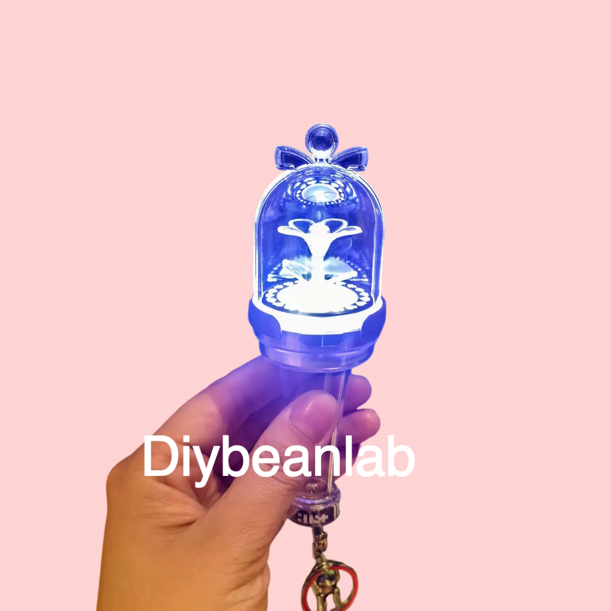 Mini cheer stick keychain