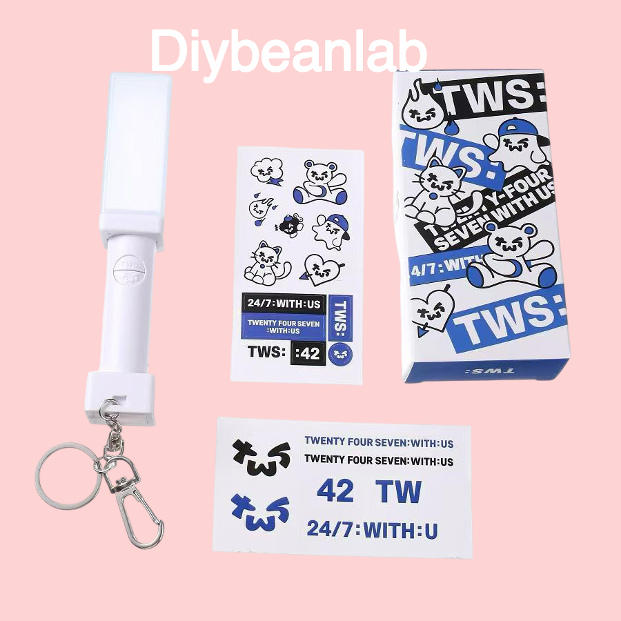 Mini cheer stick keychain