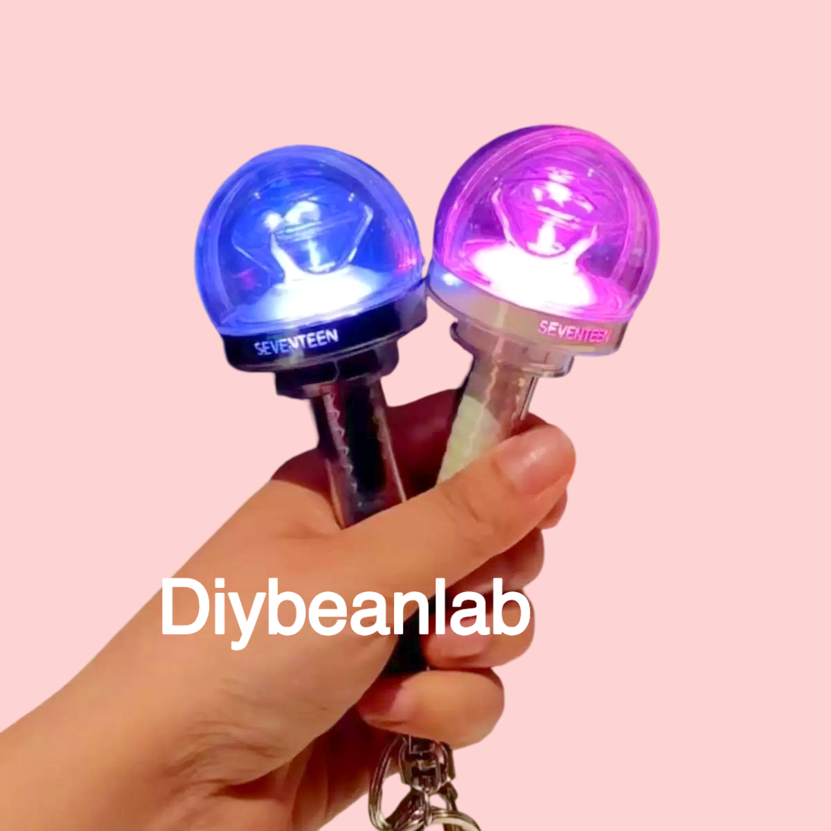 Mini cheer stick keychain