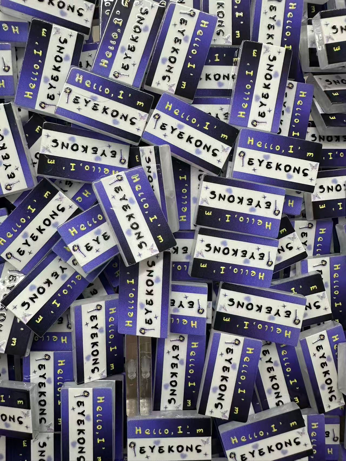 K‑pop Fan Nameplate Group Beads