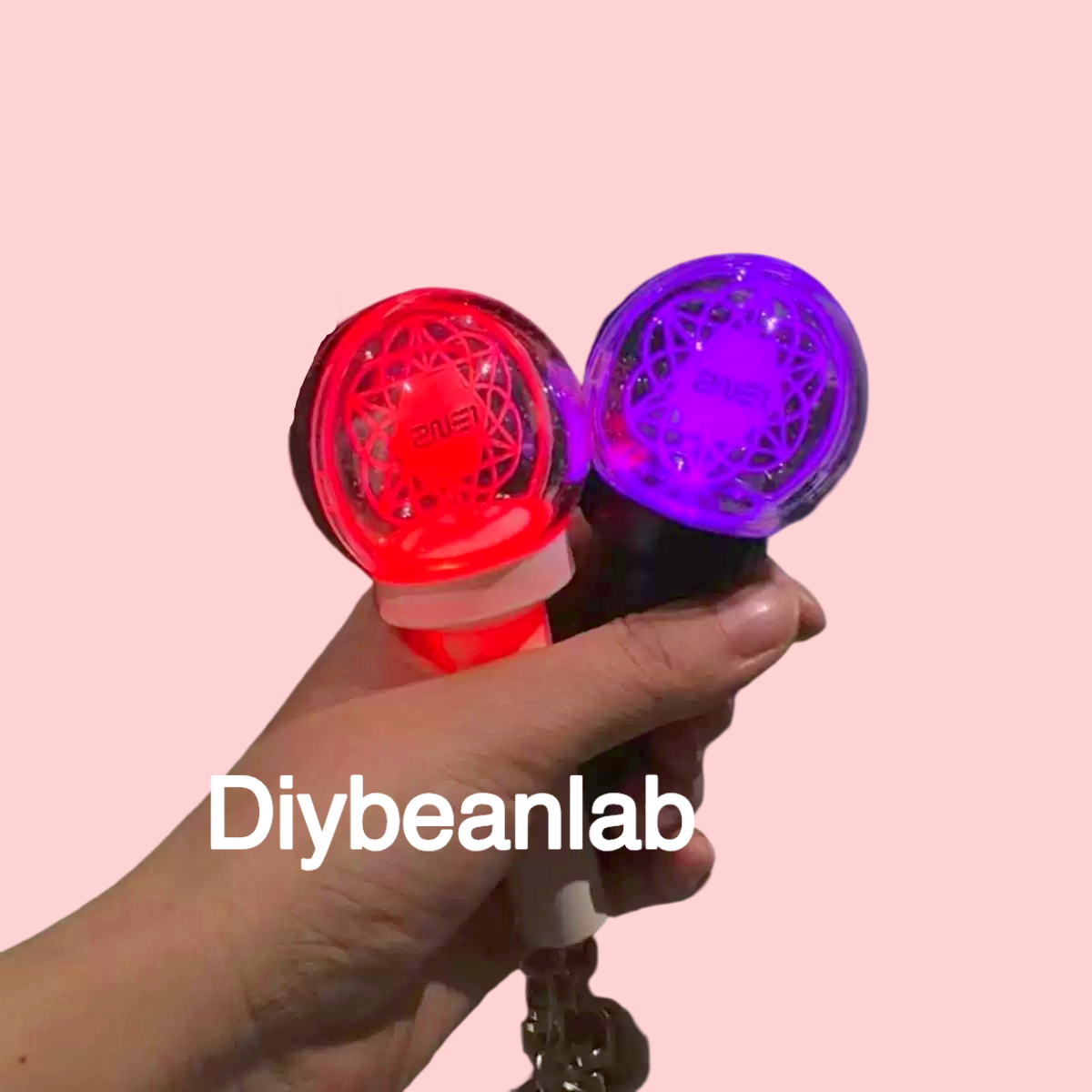 Mini cheer stick keychain