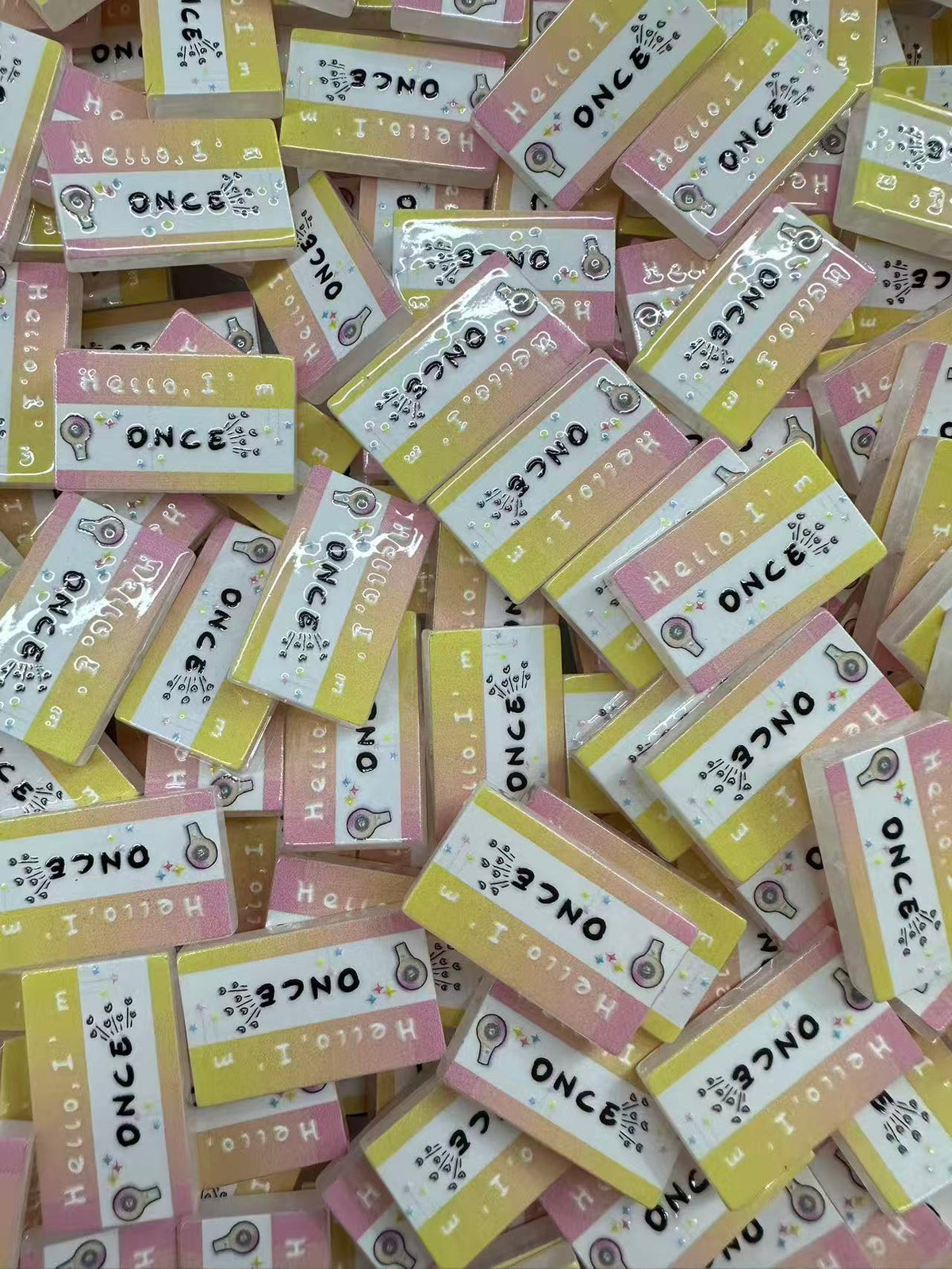 K‑pop Fan Nameplate Group Beads
